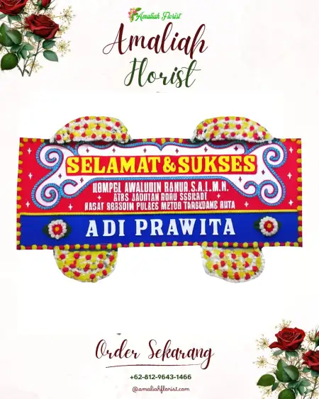 Papan Bunga Ucapan Selamat Matesih