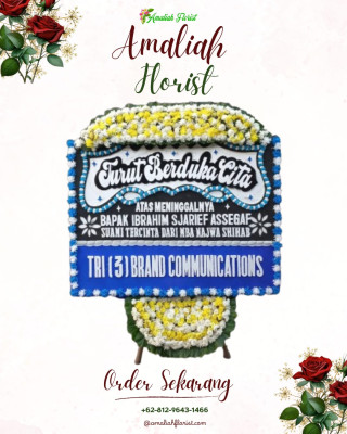 Papan Bunga Duka di Matesih