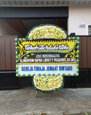 Papan Bunga Duka di Matesih